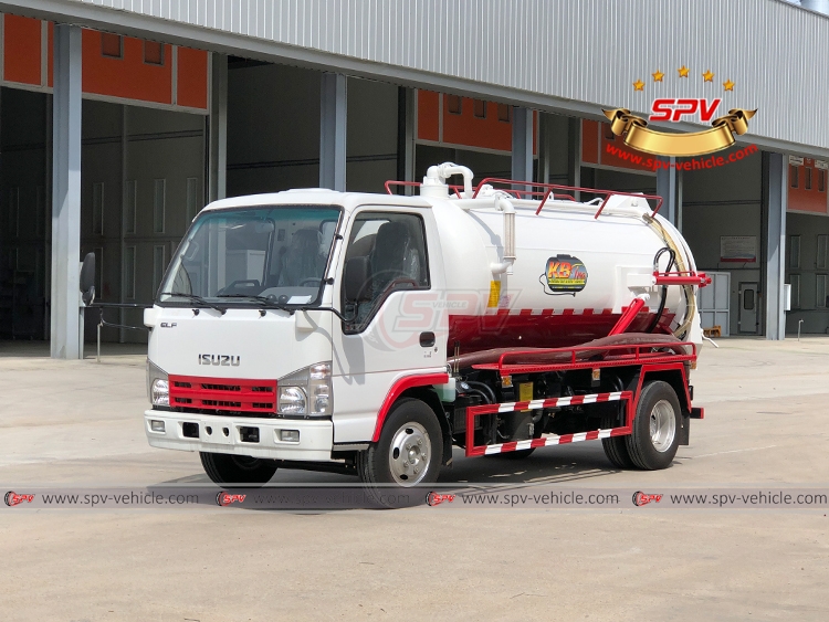 4,000 Litres Sewer Vacuum Truck ISUZU - LF